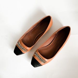 Elizabeth and James Colourblocked Flats